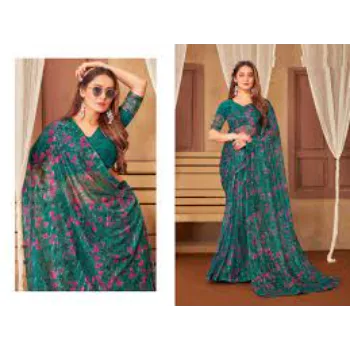 Trendy Embroidery Sarees